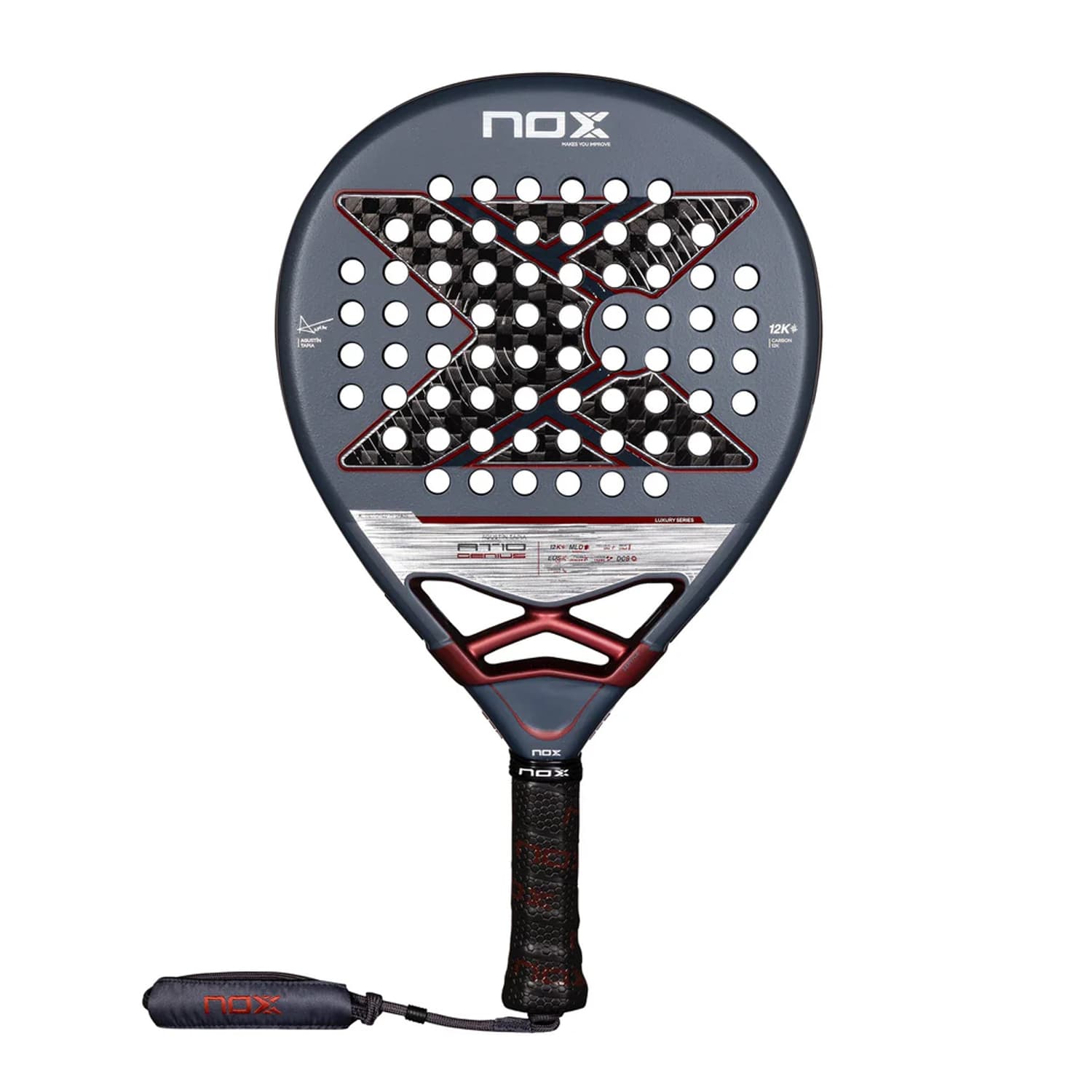 NOX AT10 Luxury Genius 12K 2025 by Agustin Tapia Padel Racquet