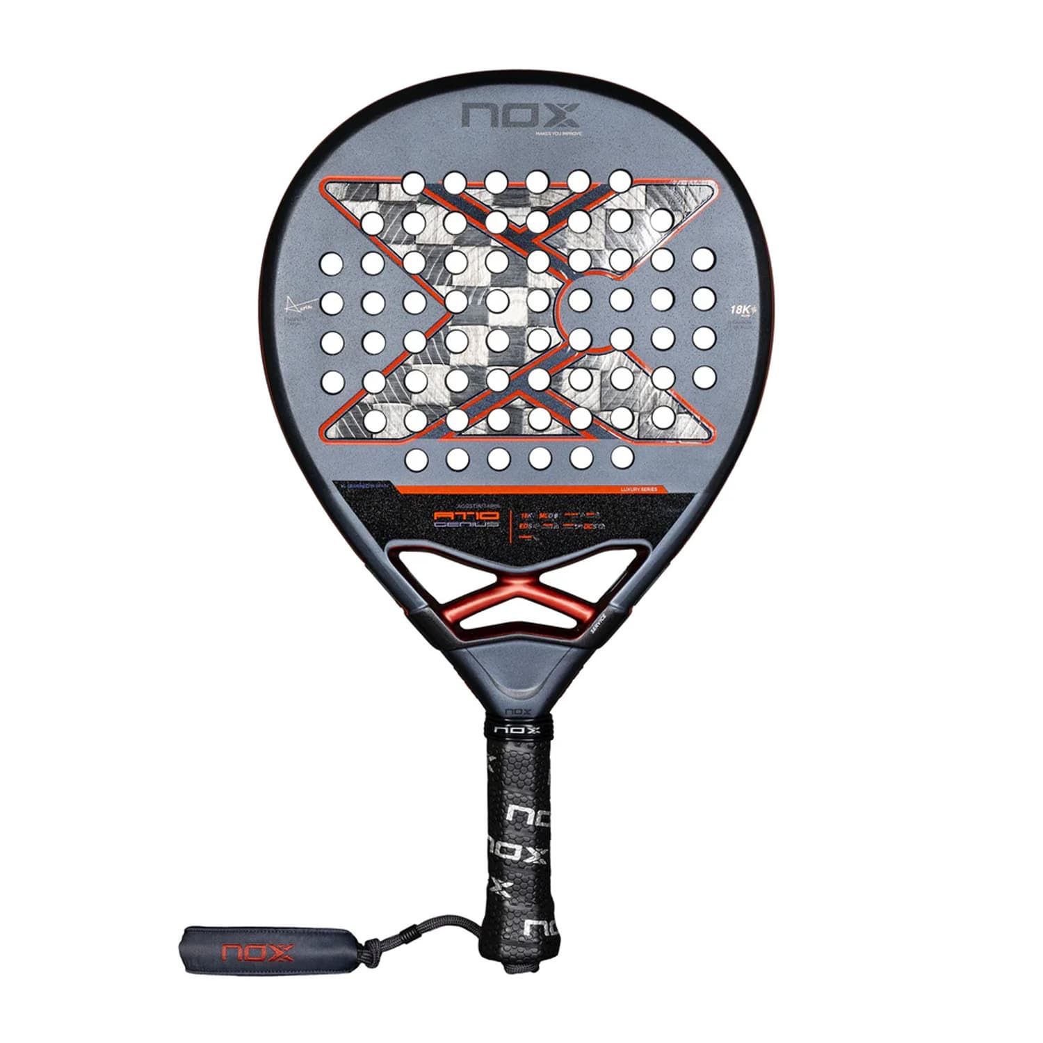 Nox AT10 Luxury Genius 18K Alum 2025 by Agustín Tapia Padel Racquet