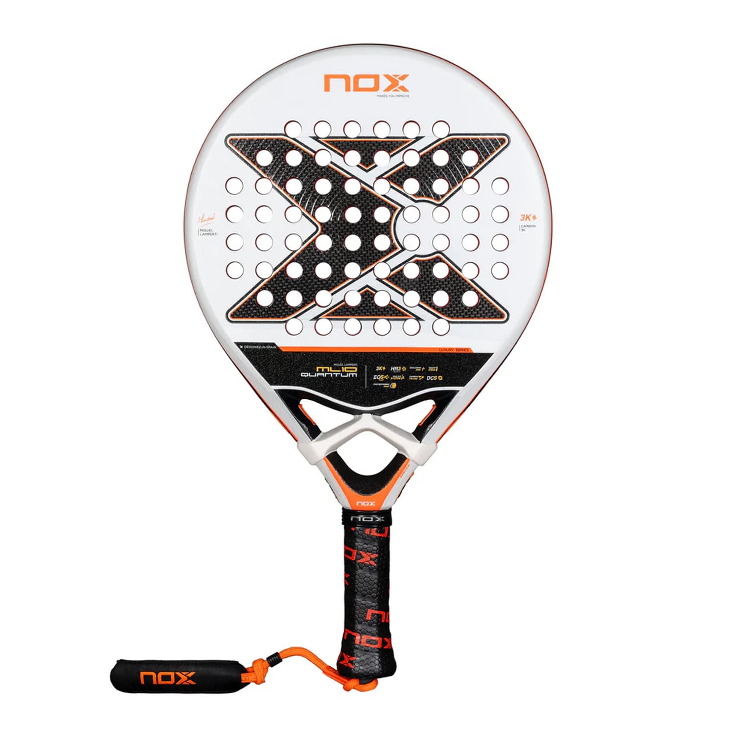 NOX ML10 Quantum 3K by Miguel Lamperti Padel Racquet