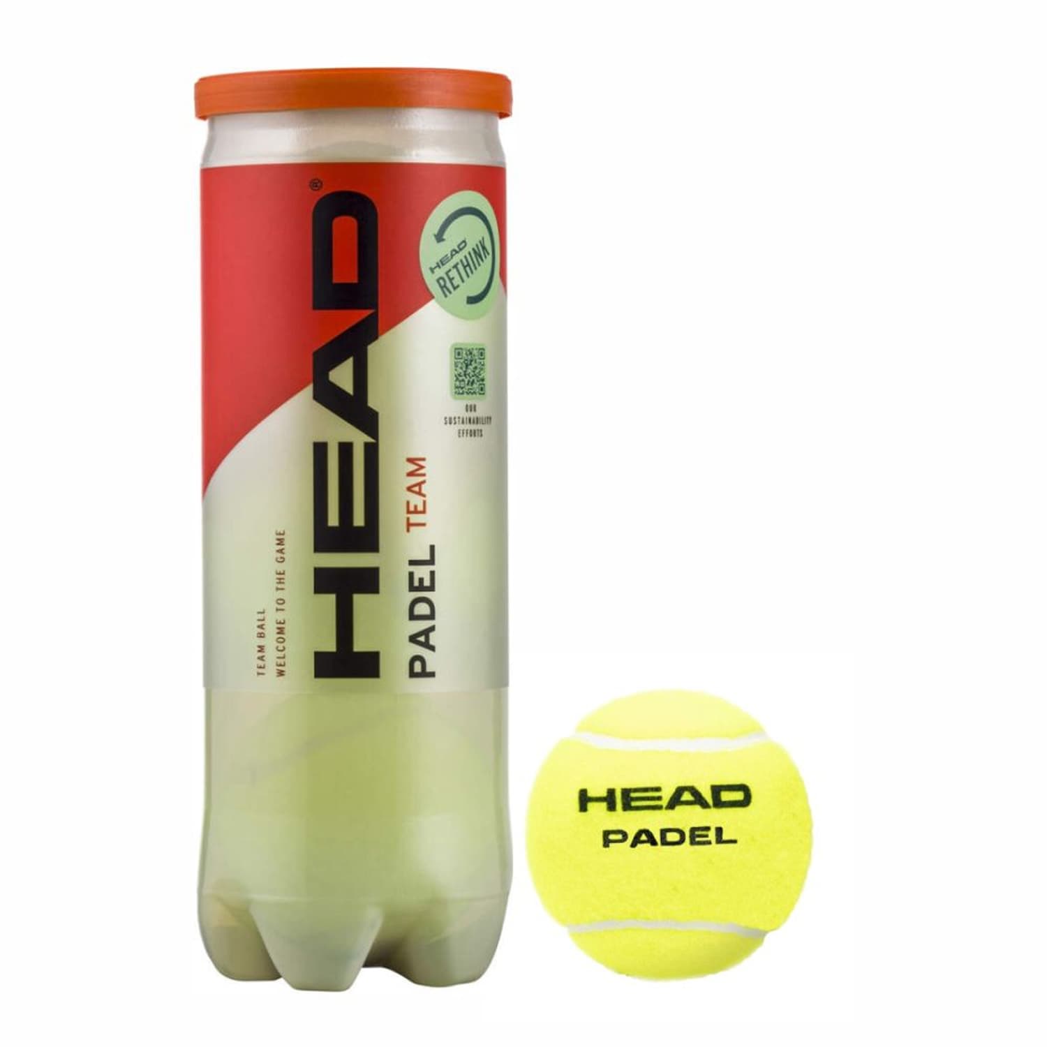 HEAD Padel Team Balls Can (3 Balls) - 1 Can