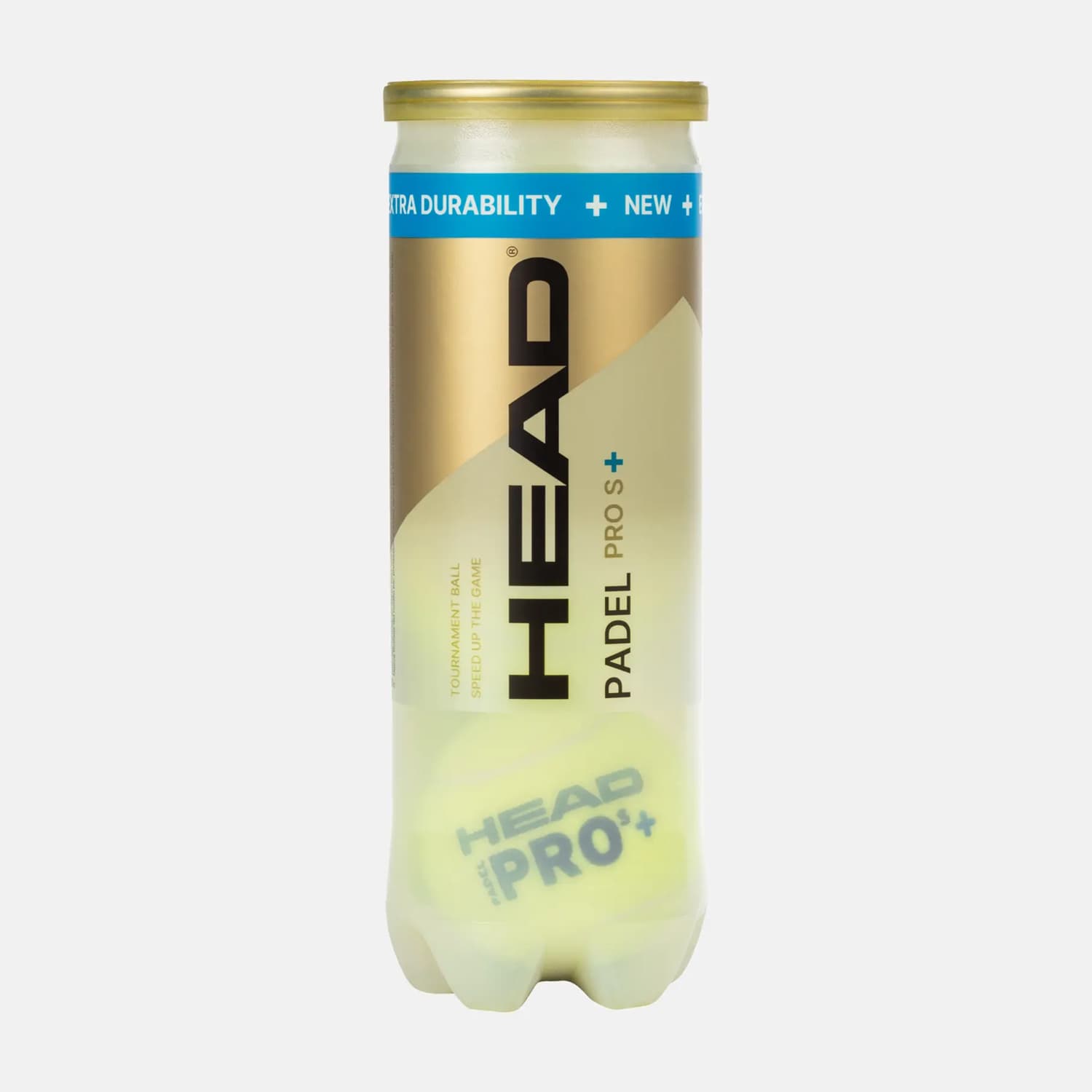 HEAD Pro S+ Padel Balls (3 Balls/1 Can)