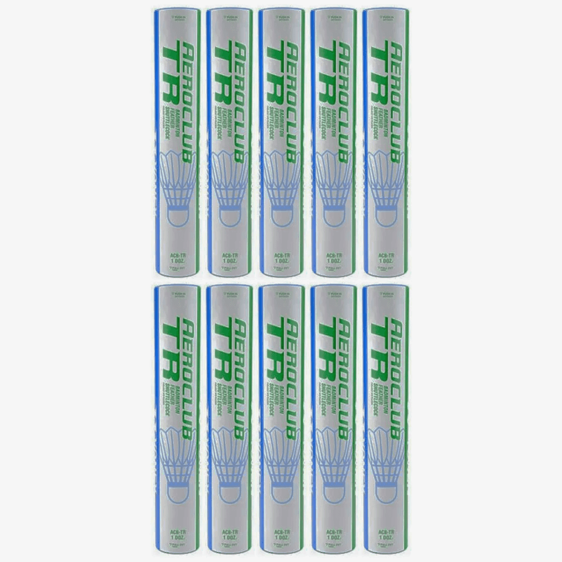 YONEX Aeroclub ACB TR Badminton Feather Shuttlecock (Pack of 10)