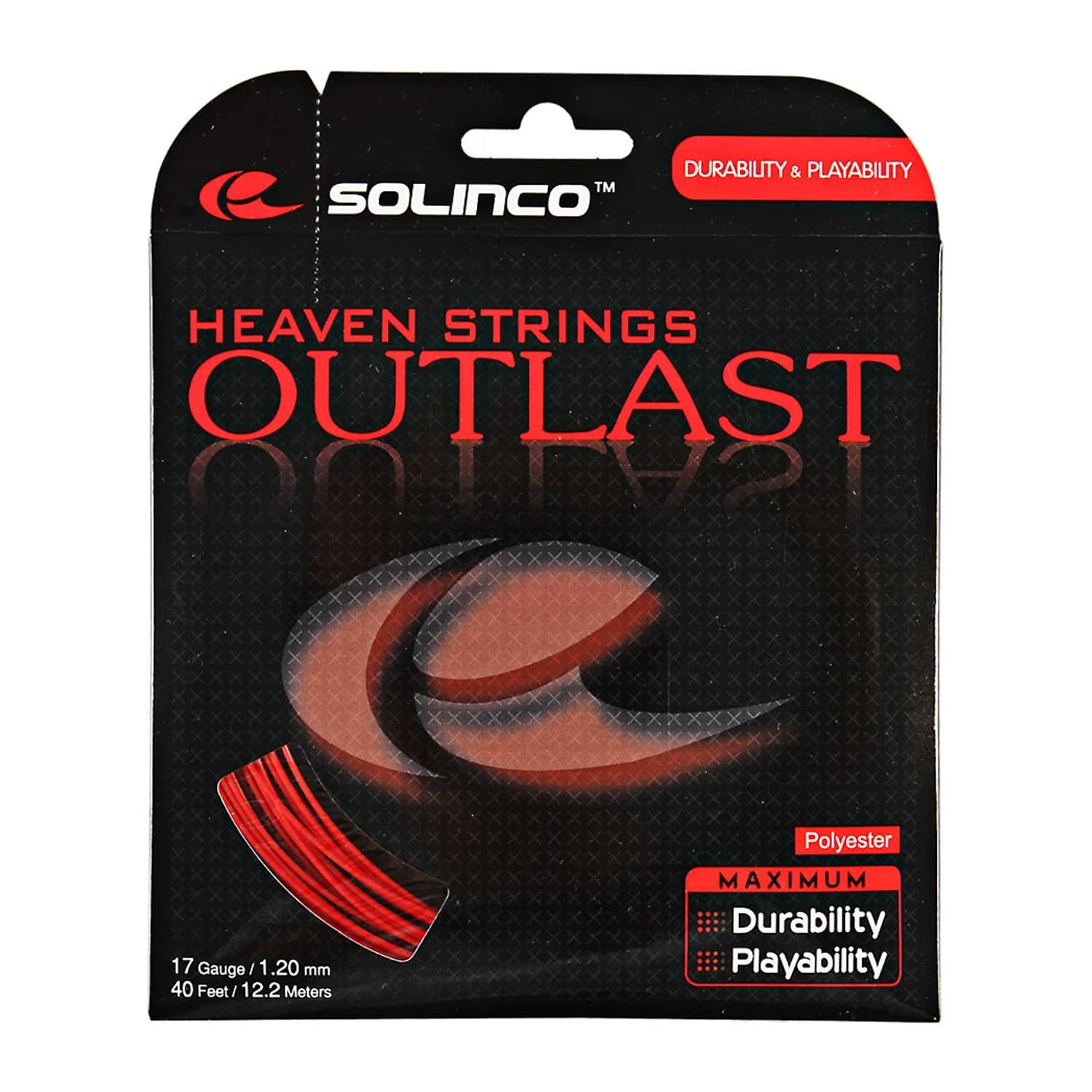 Solinco Outlast String Tennis String - 17 Gauge (12m, 1.20mm)