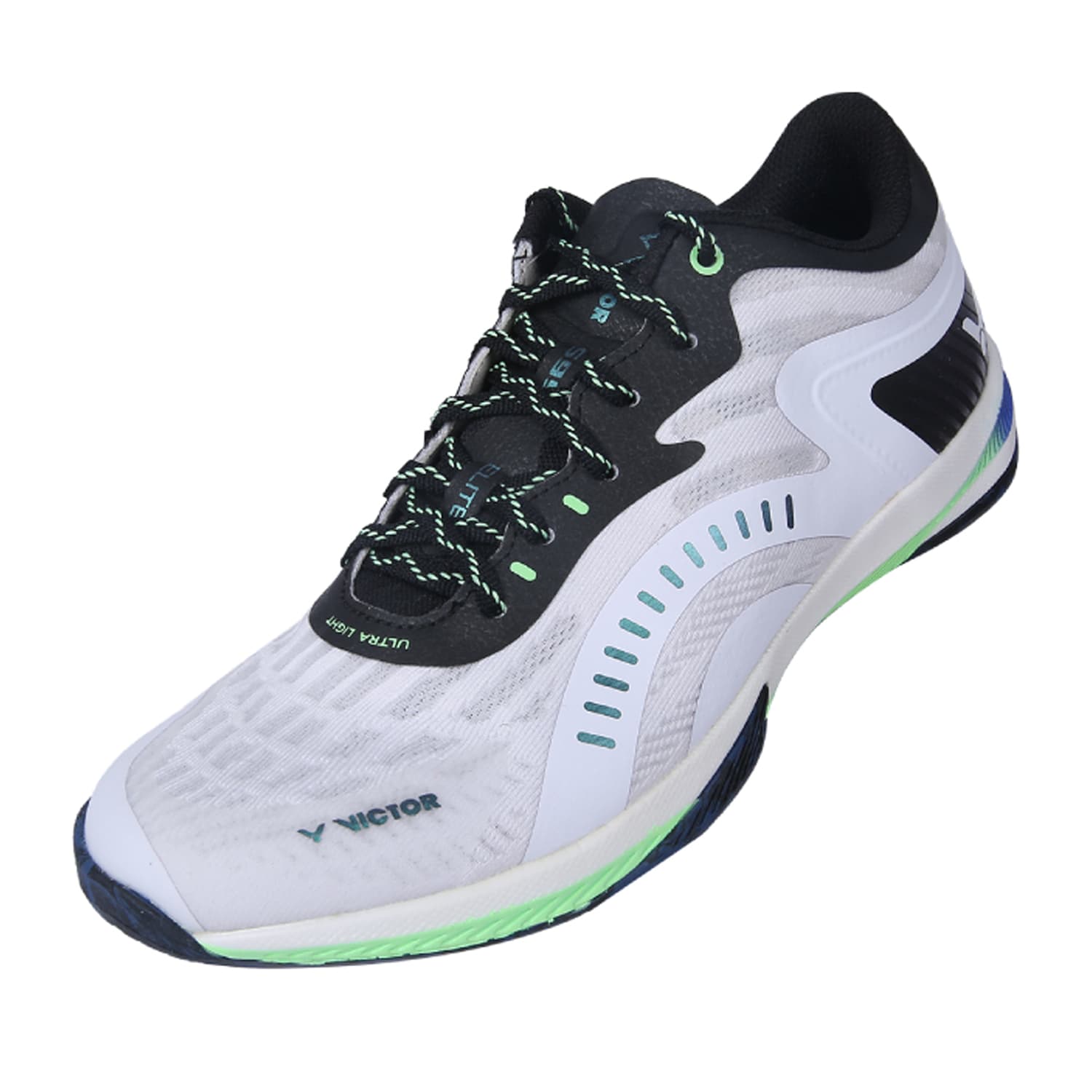Victor S99 Elite Badminton Shoes (White/Black)