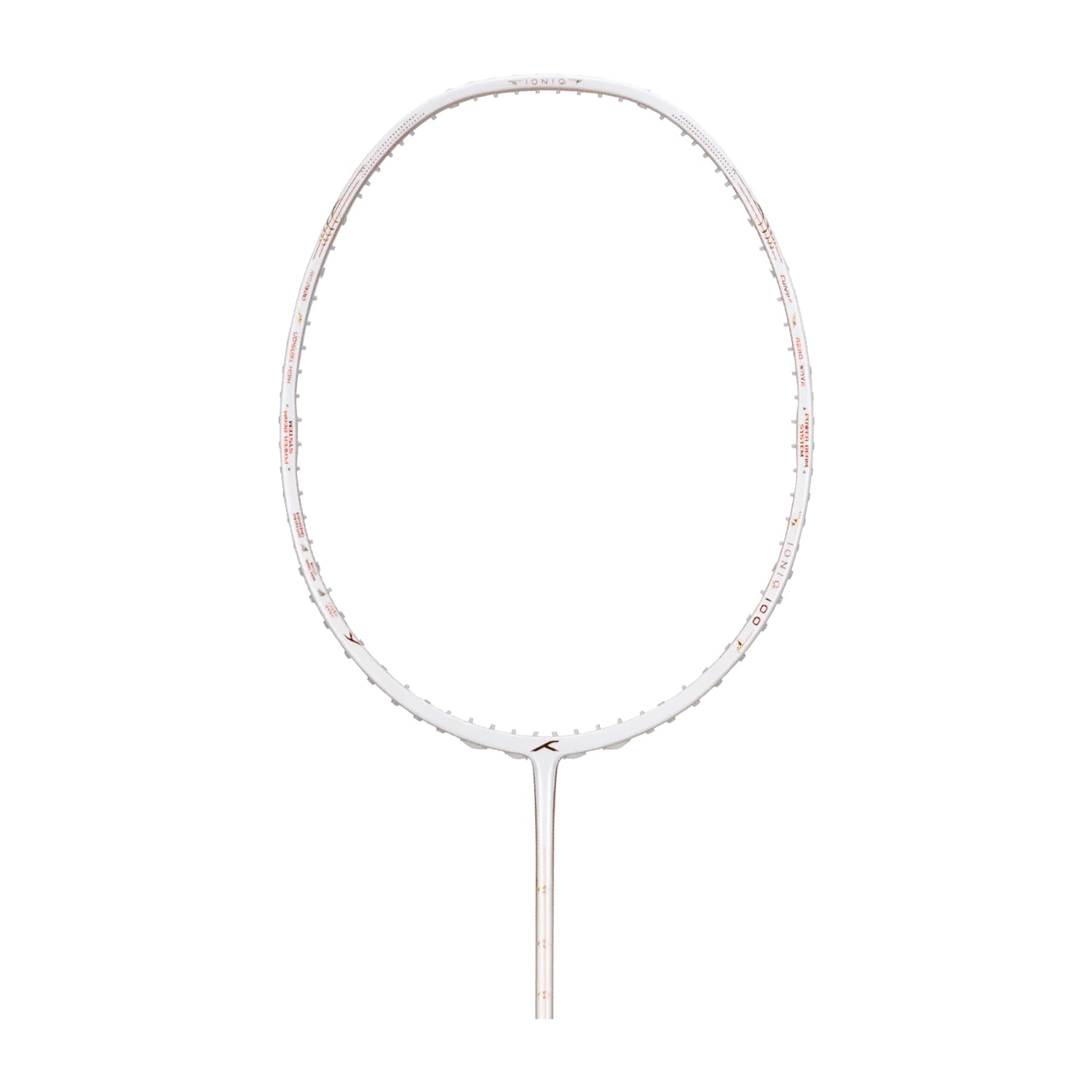 Hundred Ioniq 100 Limited Edition Badminton Racket (White/Gold)