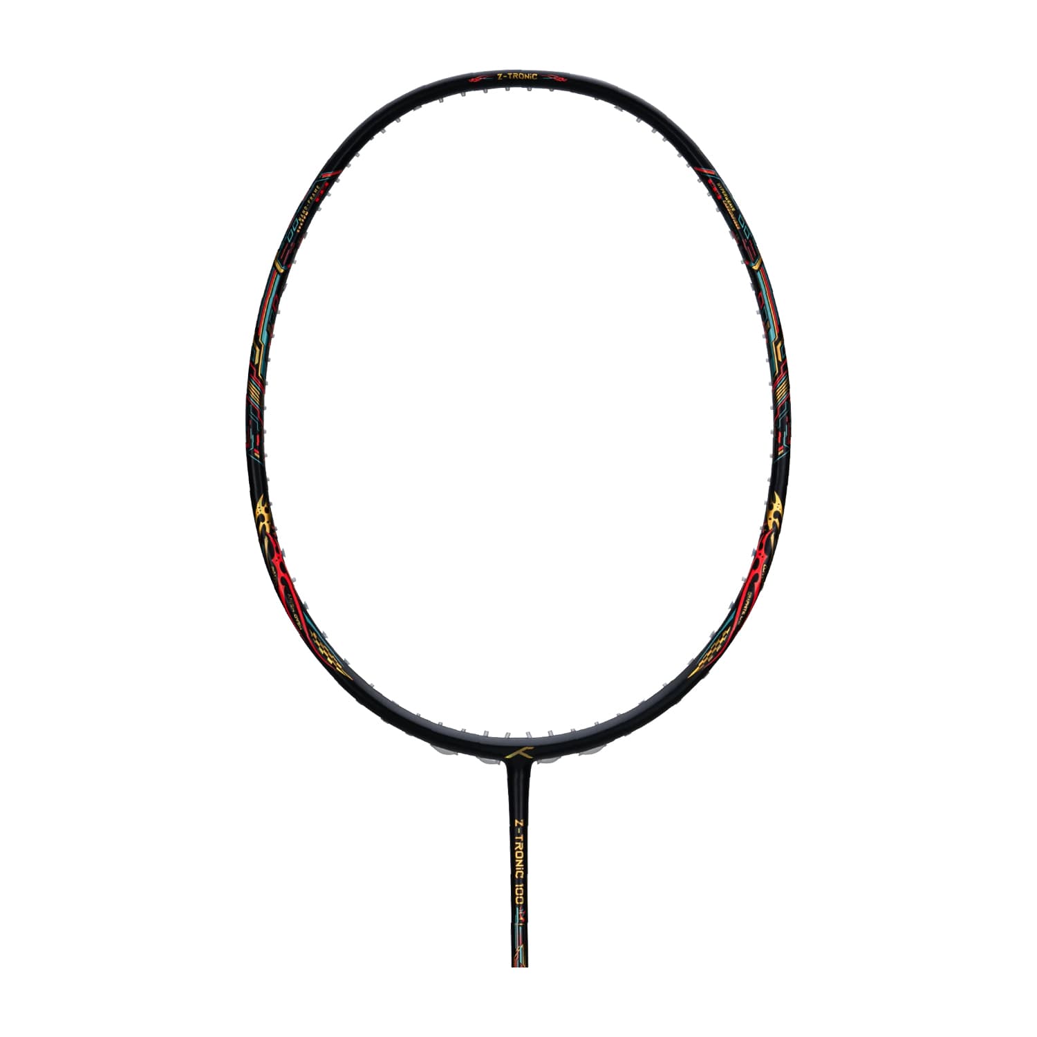Hundred Z Tronic 100 Badminton Racket (Black/White)
