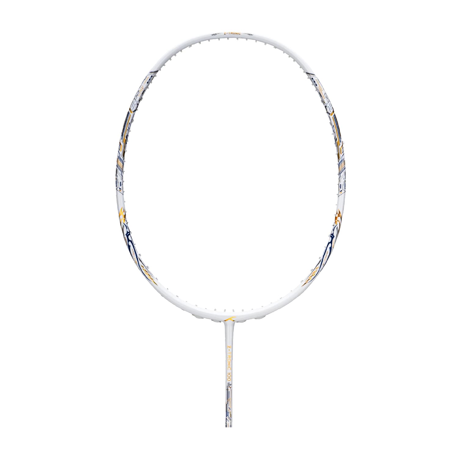 Hundred Z Tronic 100 Badminton Racket (White/Gold)